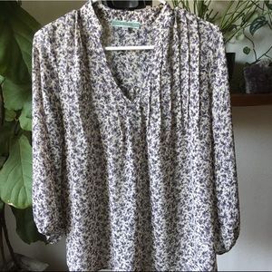 Pleione Floral Peasant Top